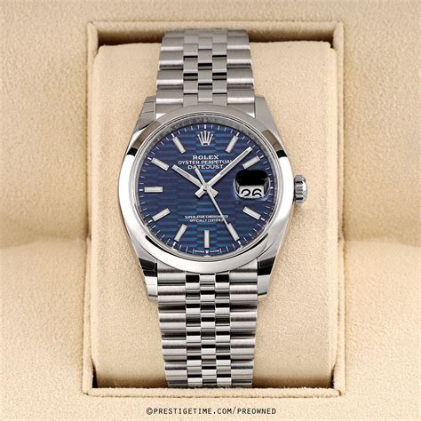 valore mercato rolex datejust 36 mm jubilee|Pre.